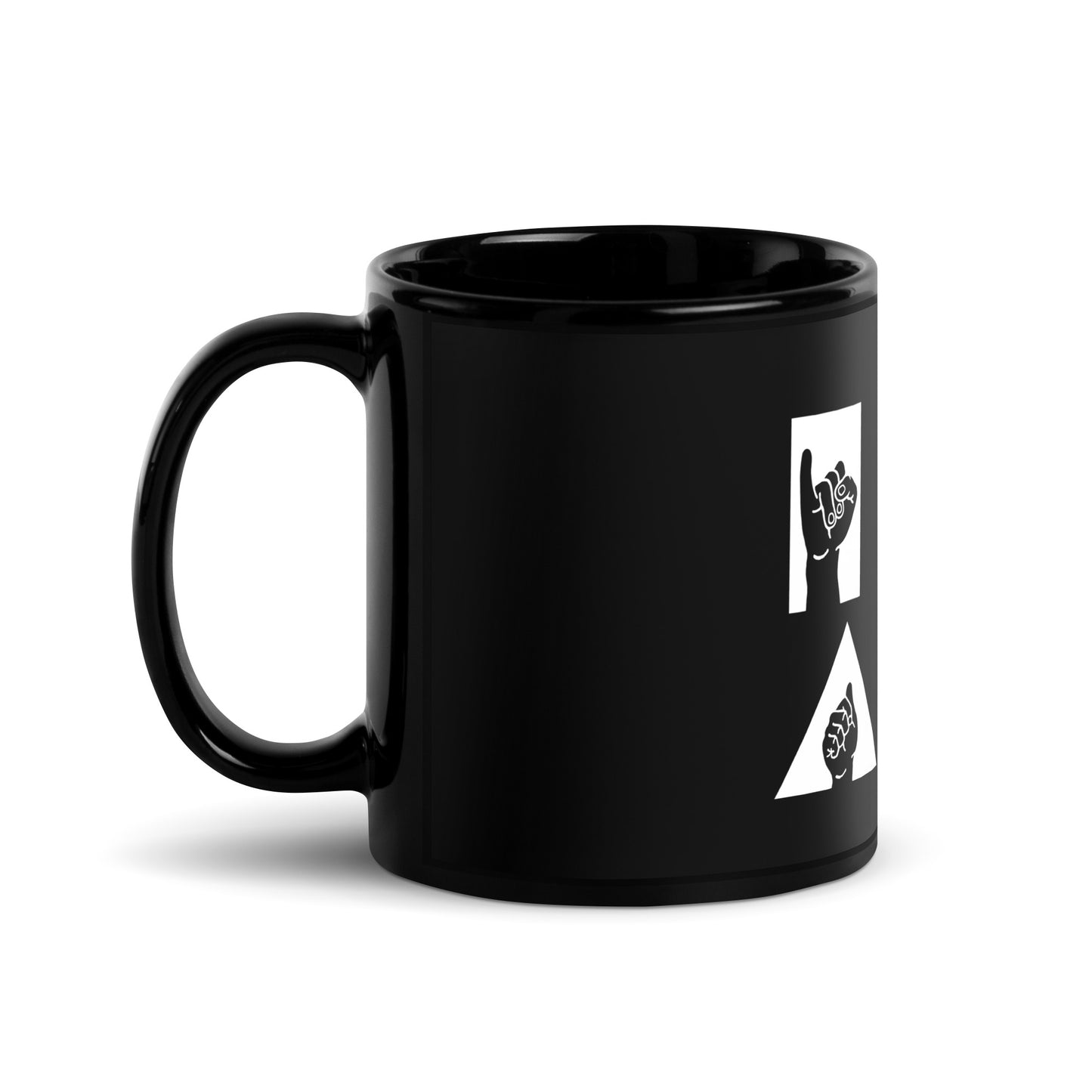 I <3 ABA ASL Mug-White Font