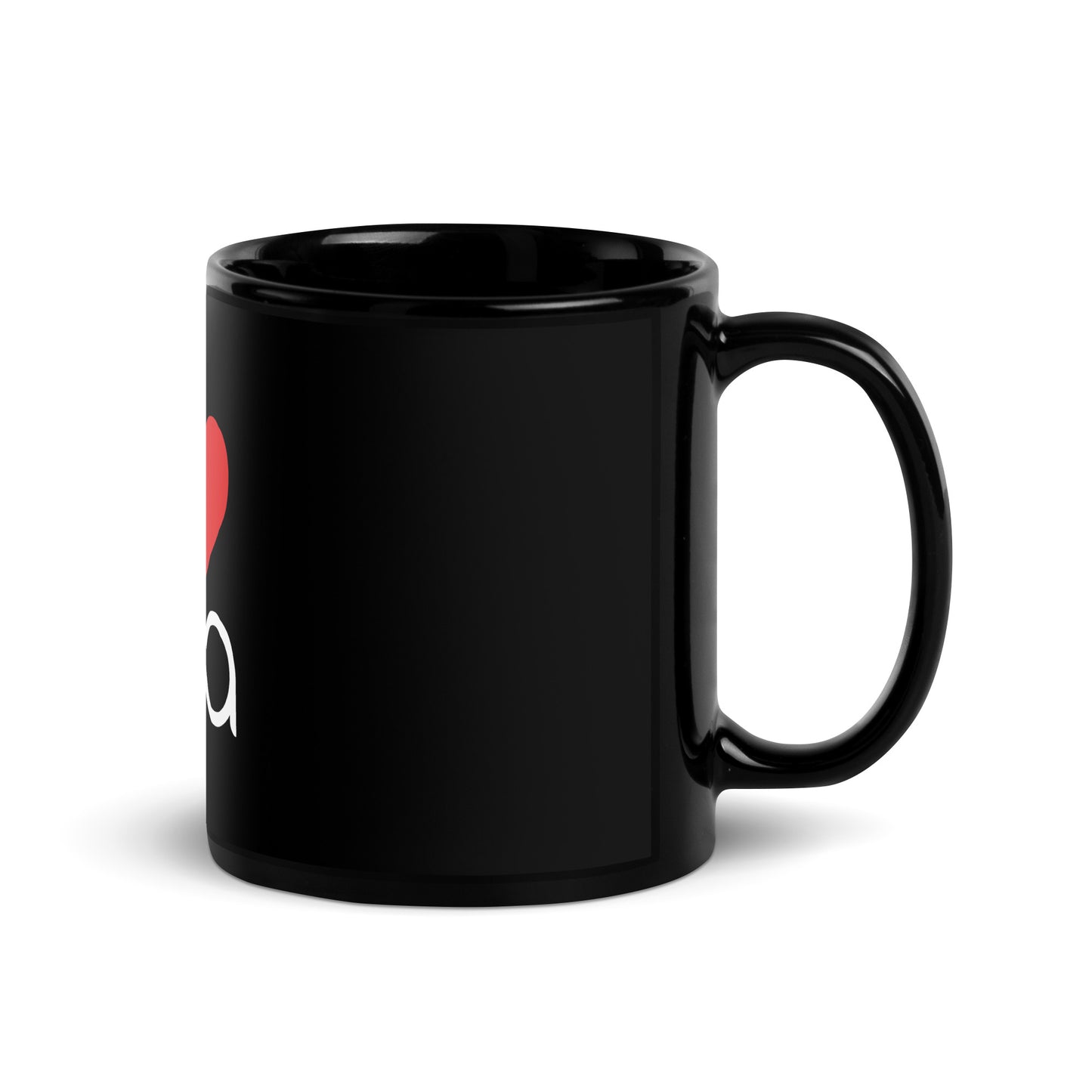 I <3 ABA Infinity Mug- White Font