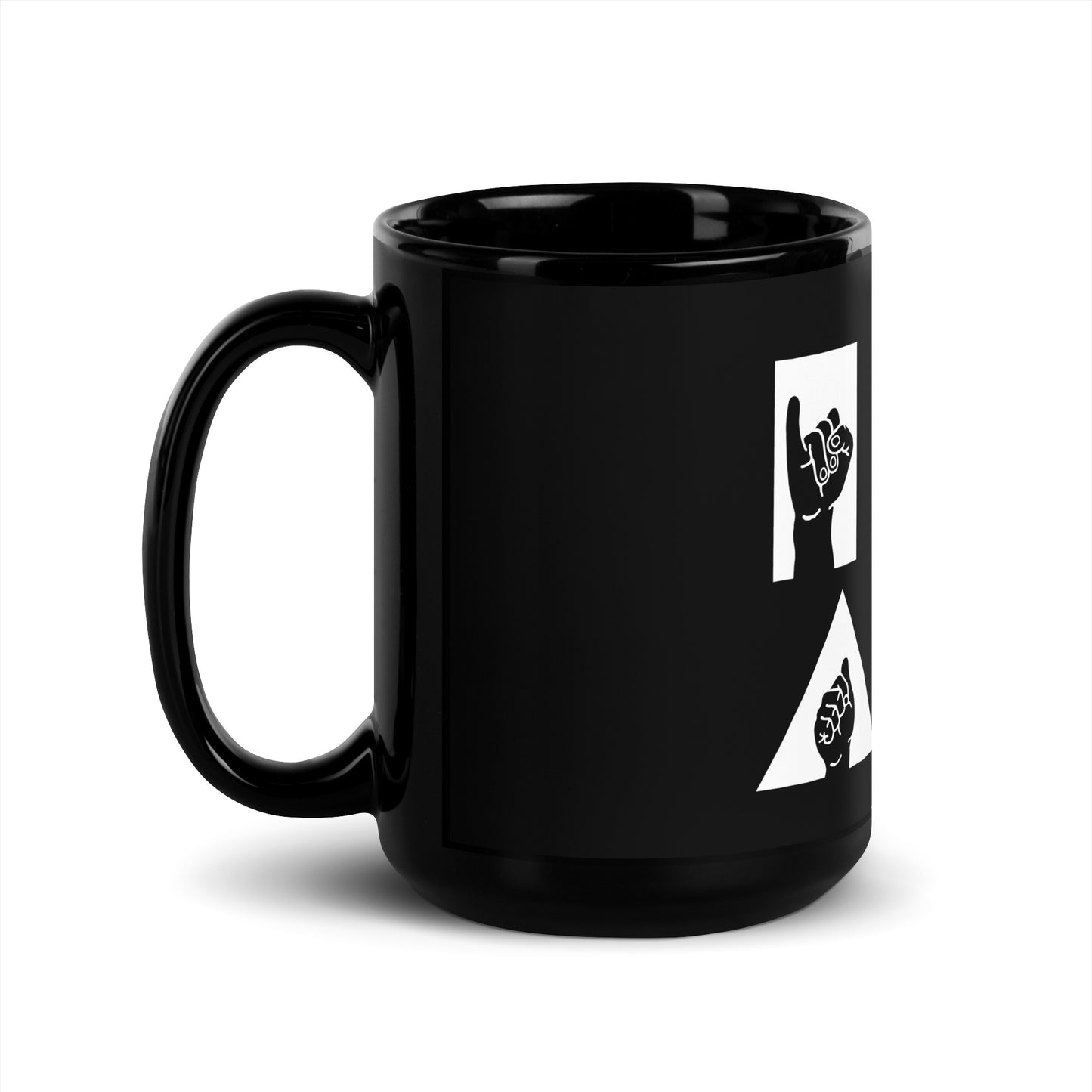 I <3 ABA ASL Mug-White Font