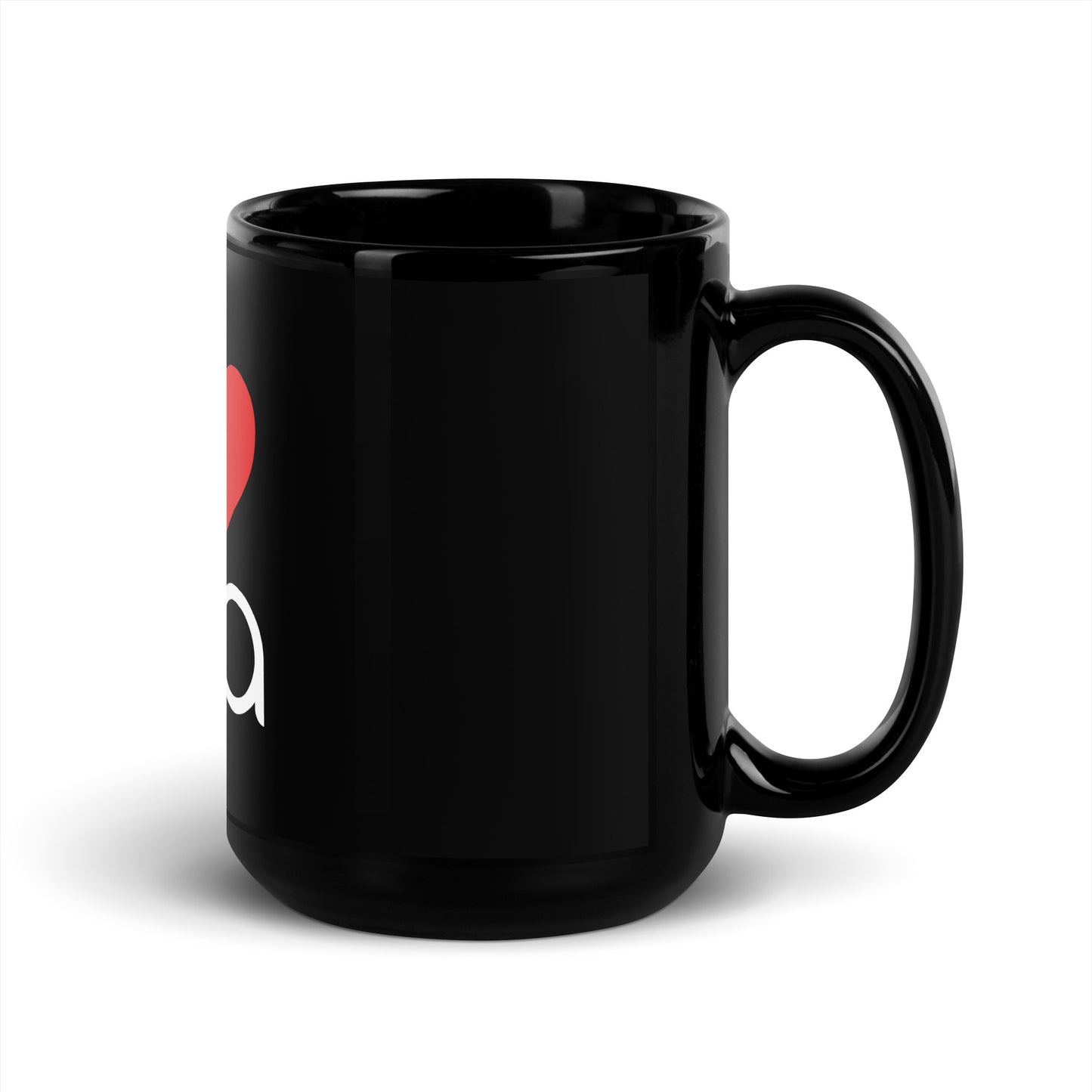 I <3 ABA Infinity Mug- White Font