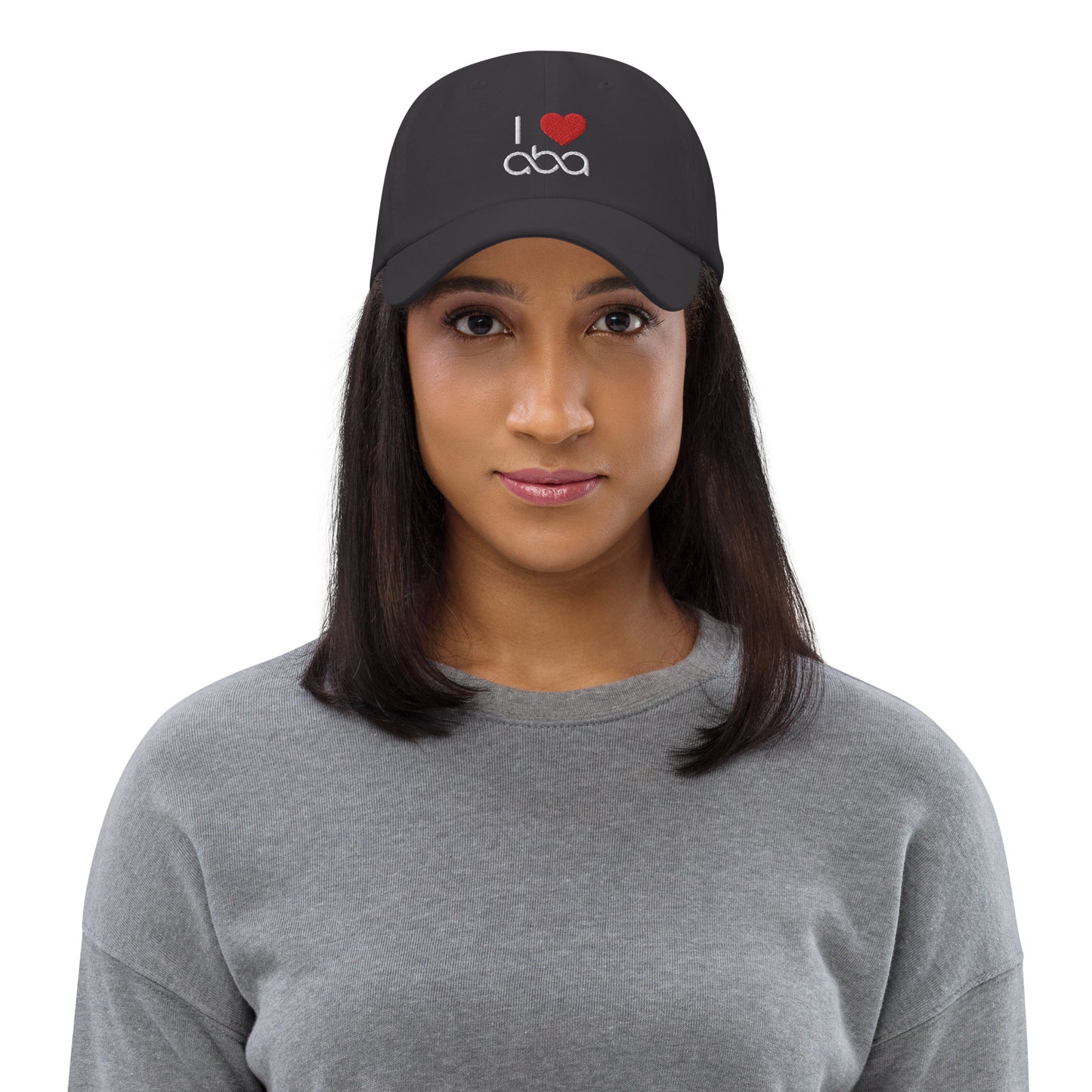 I <3 ABA Infinity Dad Hat- White Font