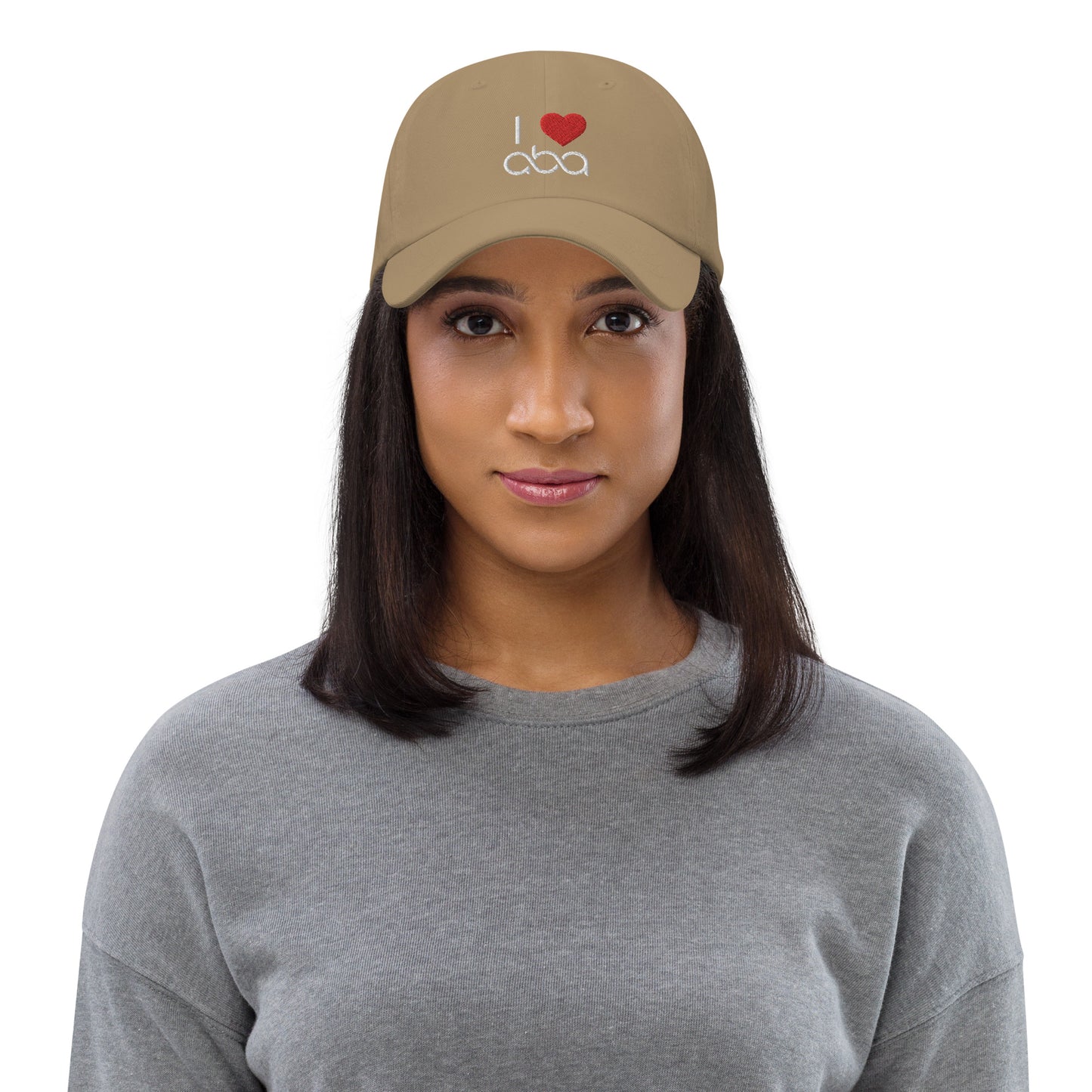 I <3 ABA Infinity Dad Hat- White Font