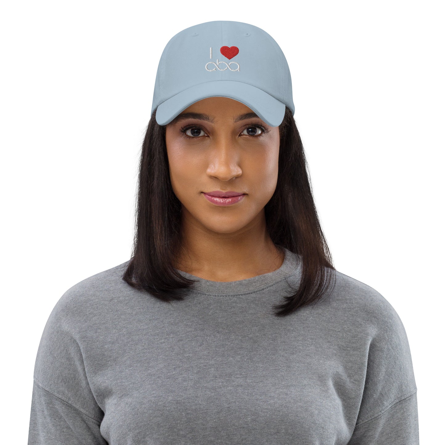 I <3 ABA Infinity Dad Hat- White Font