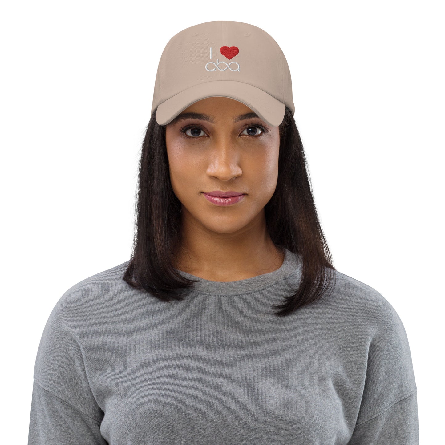 I <3 ABA Infinity Dad Hat- White Font
