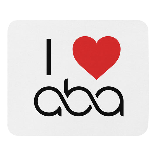 I <3 ABA Infinity Mouse pad