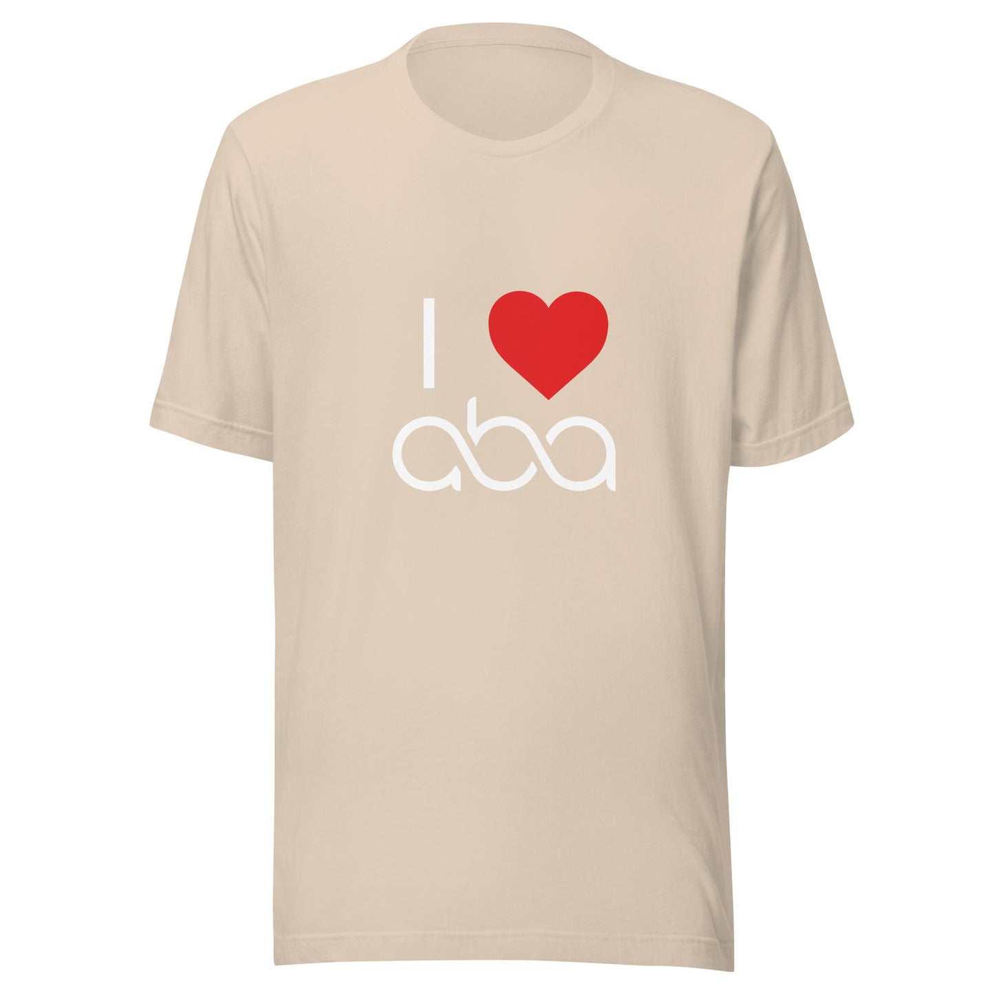 I <3 ABA Infinity T-Shirt- White Font