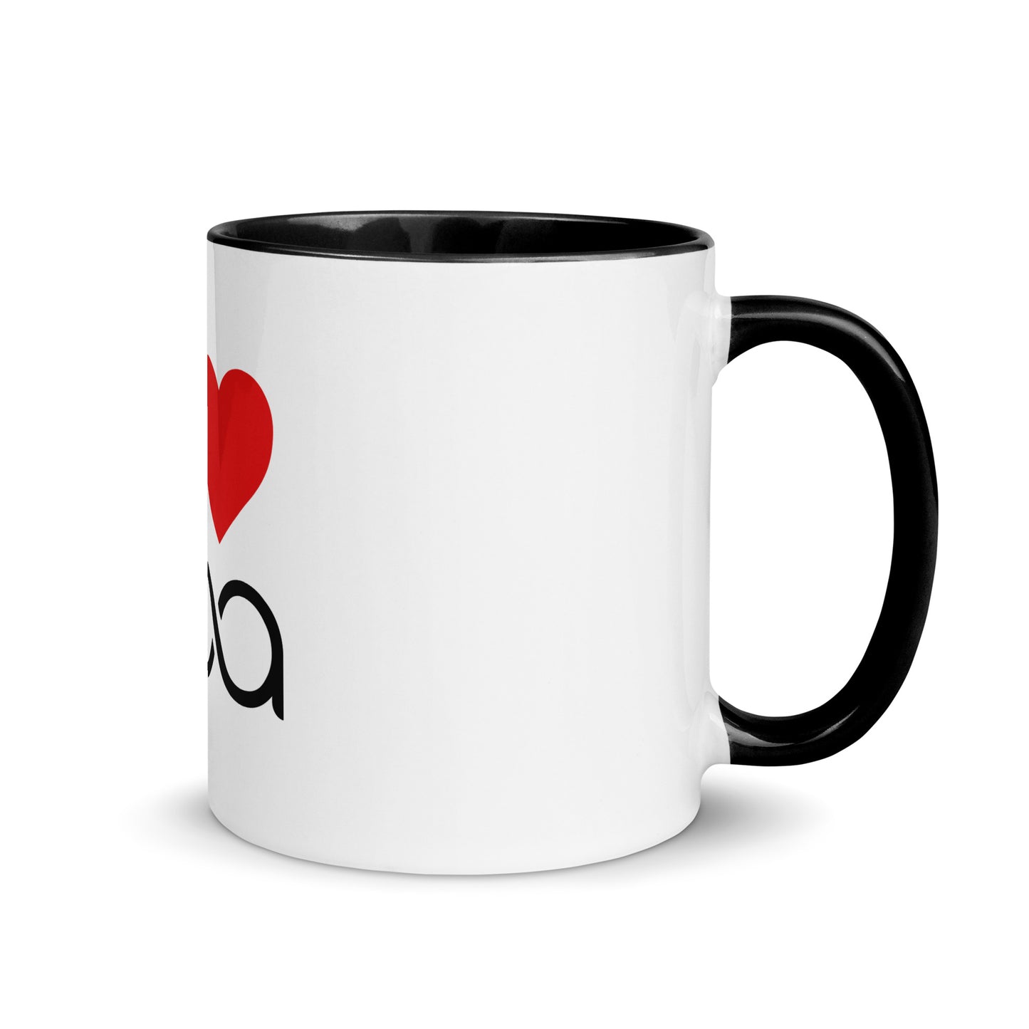 I <3 ABA Infinity Mug- Black Font