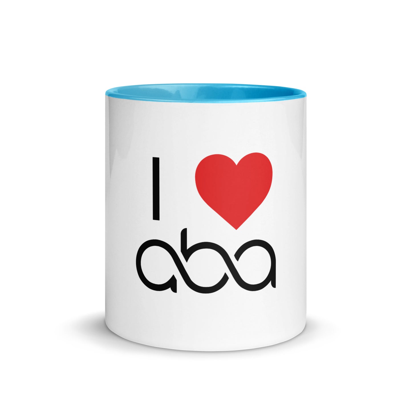 I <3 ABA Infinity Mug- Black Font
