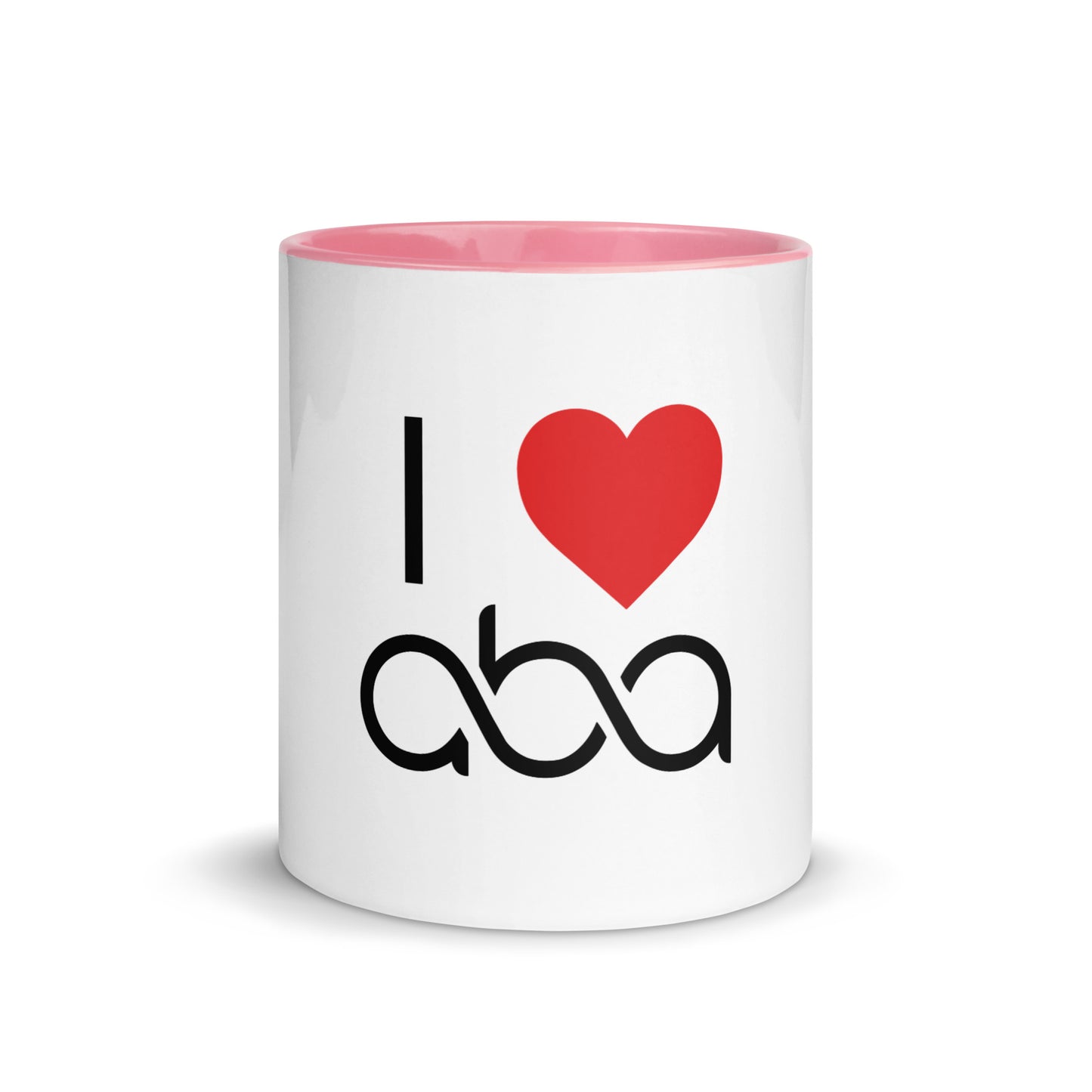 I <3 ABA Infinity Mug- Black Font