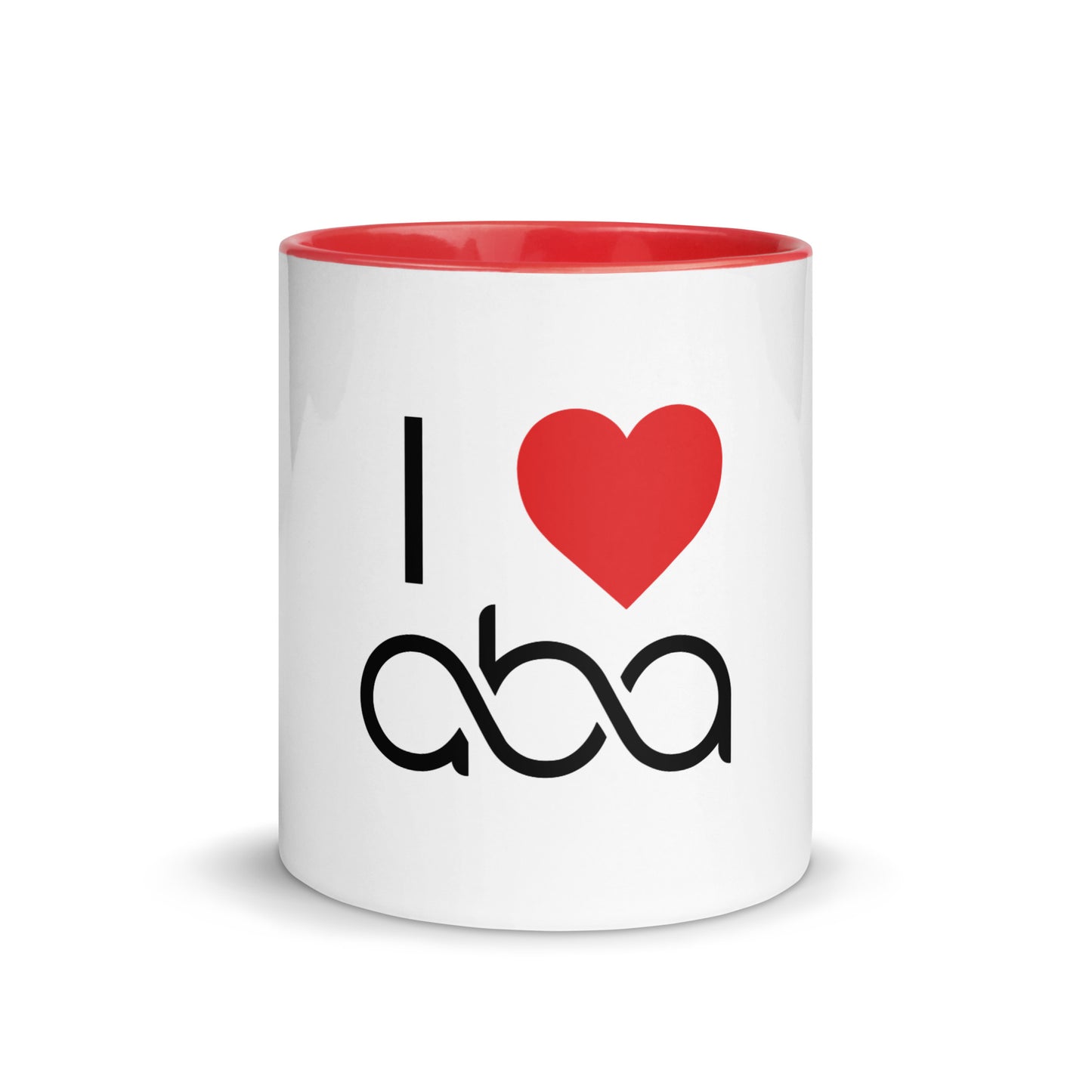 I <3 ABA Infinity Mug- Black Font