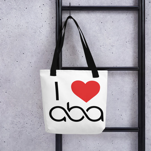 I <3 ABA Infinity Tote bag