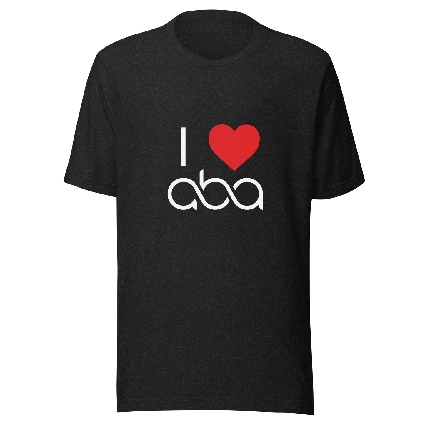 I <3 ABA Infinity T-Shirt- White Font