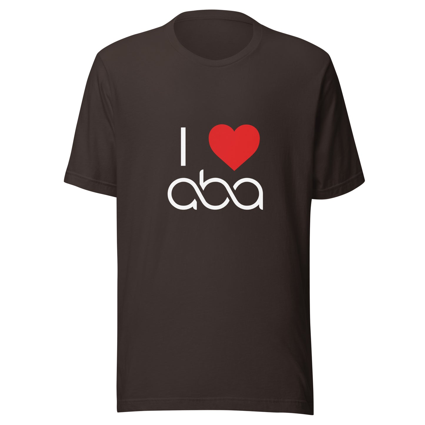 I <3 ABA Infinity T-Shirt- White Font