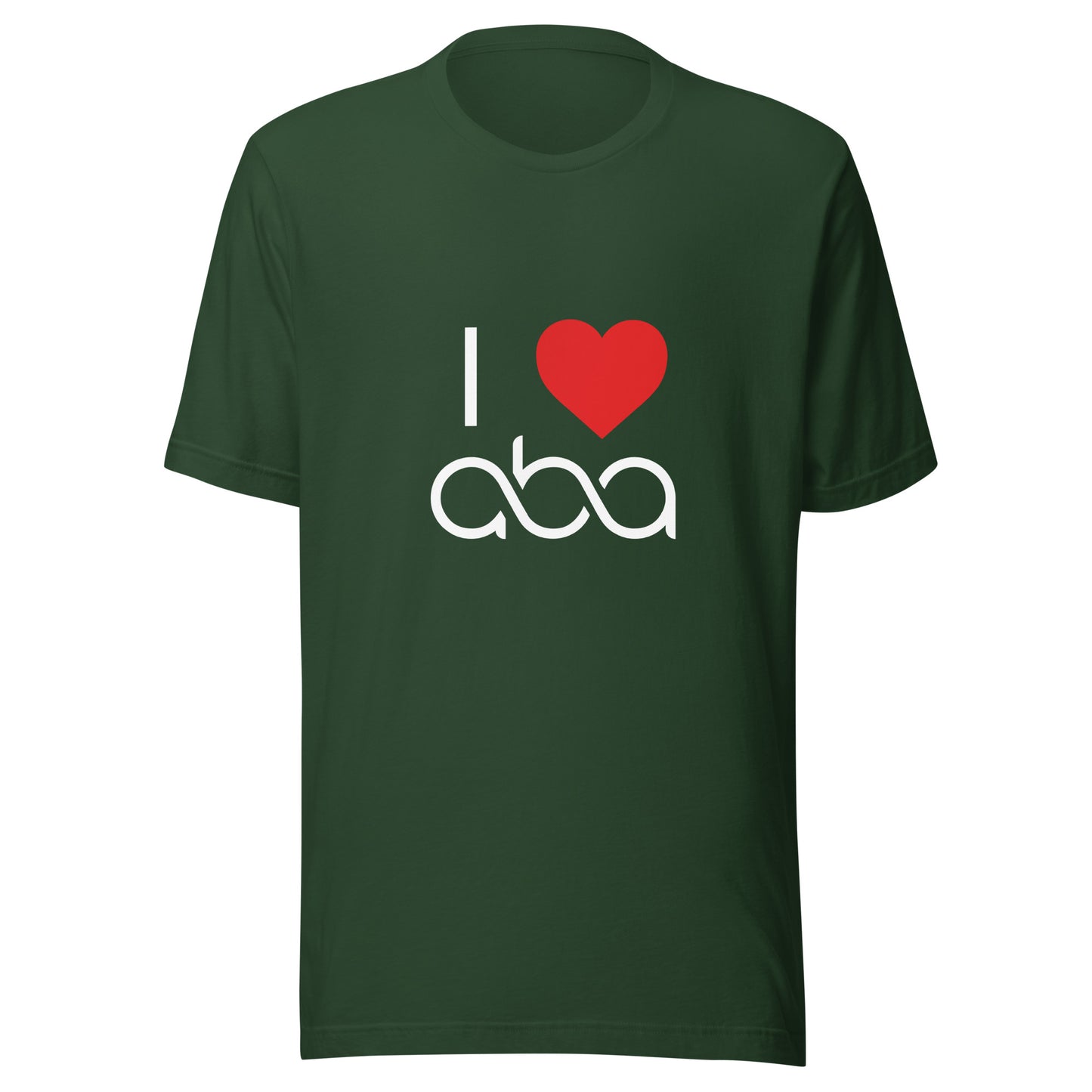 I <3 ABA Infinity T-Shirt- White Font