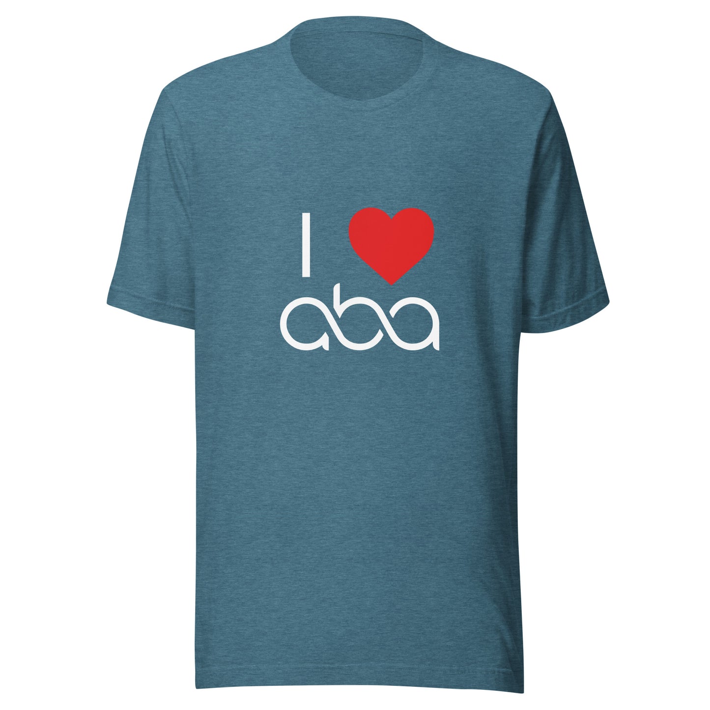 I <3 ABA Infinity T-Shirt- White Font