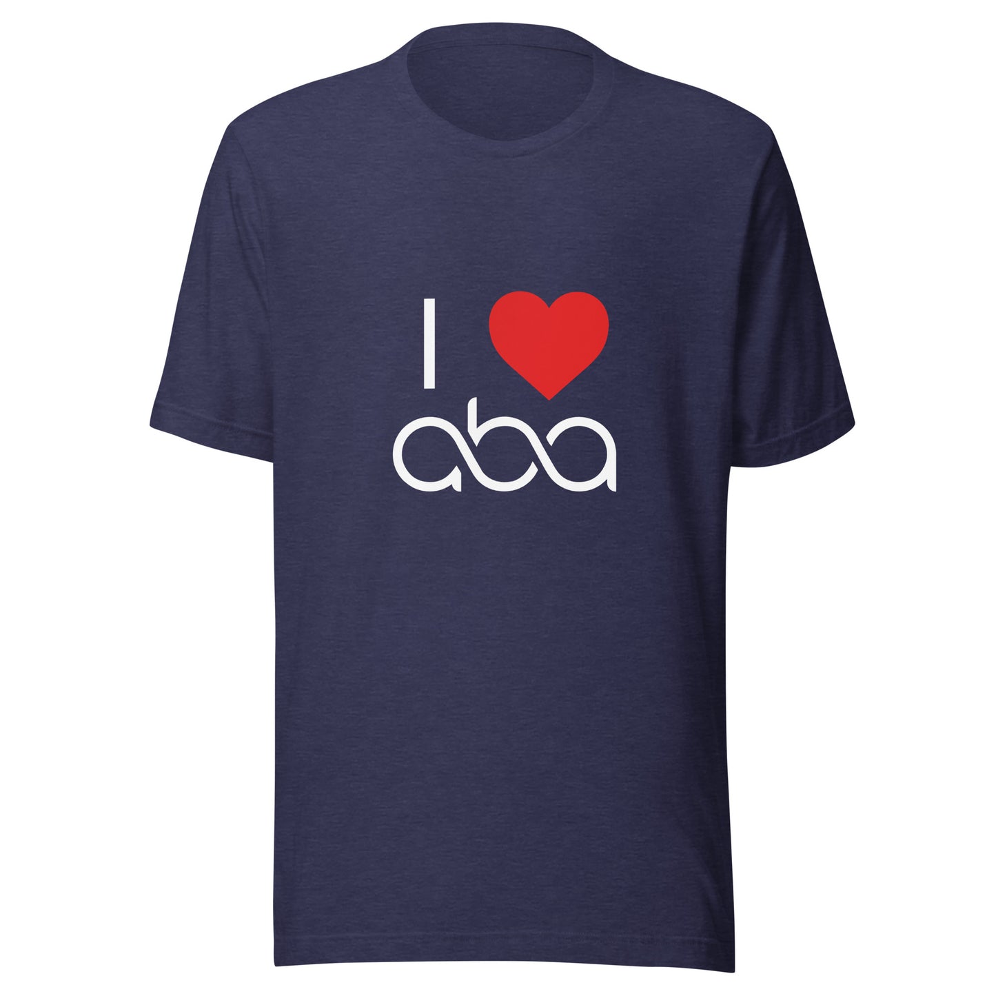 I <3 ABA Infinity T-Shirt- White Font