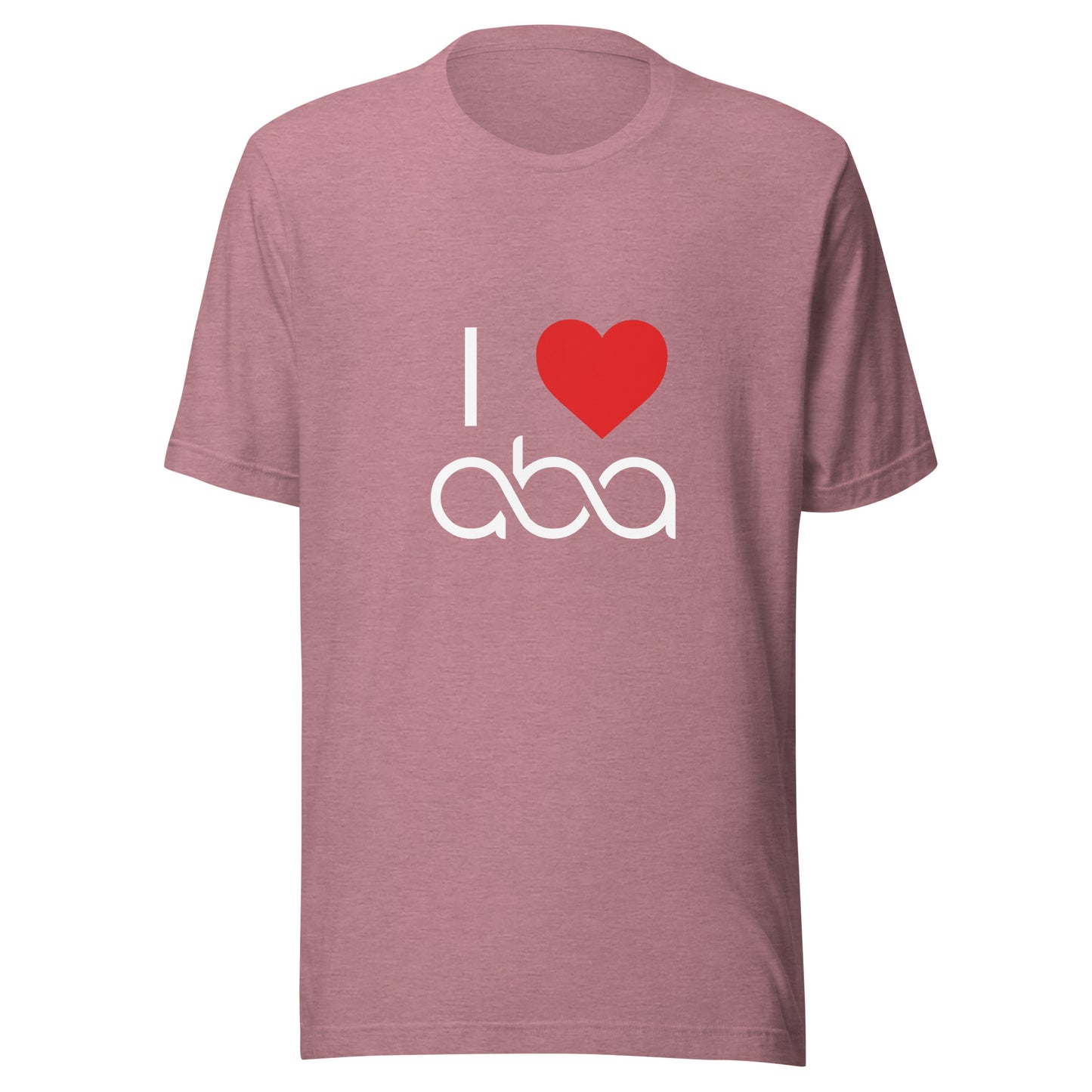 I <3 ABA Infinity T-Shirt- White Font