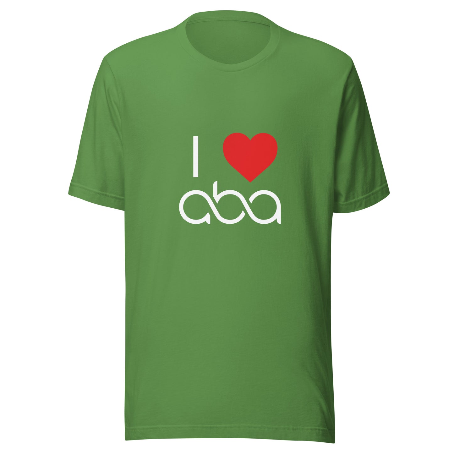 I <3 ABA Infinity T-Shirt- White Font