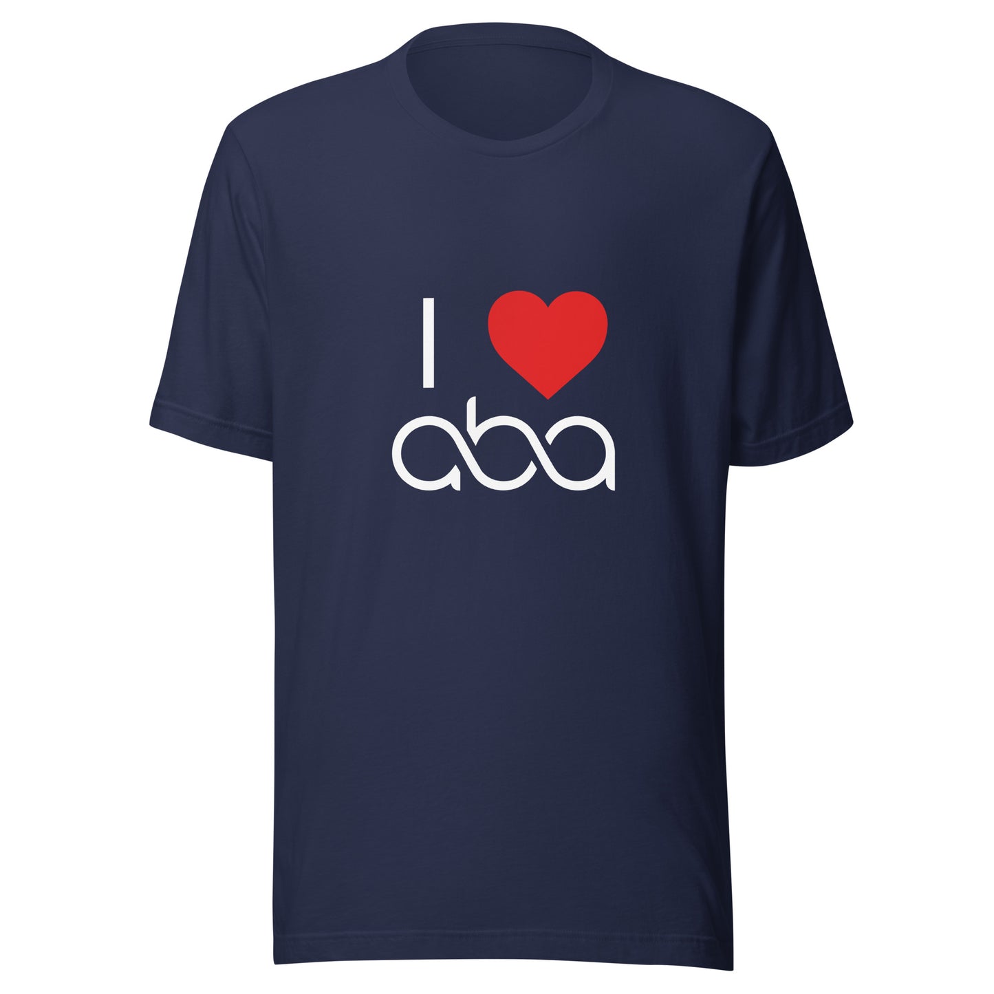 I <3 ABA Infinity T-Shirt- White Font