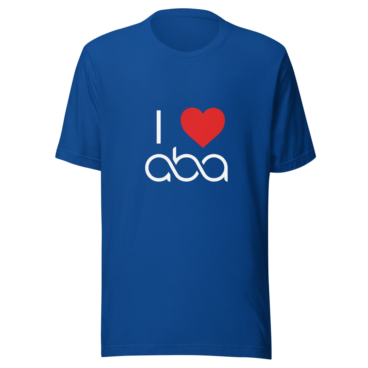 I <3 ABA Infinity T-Shirt- White Font